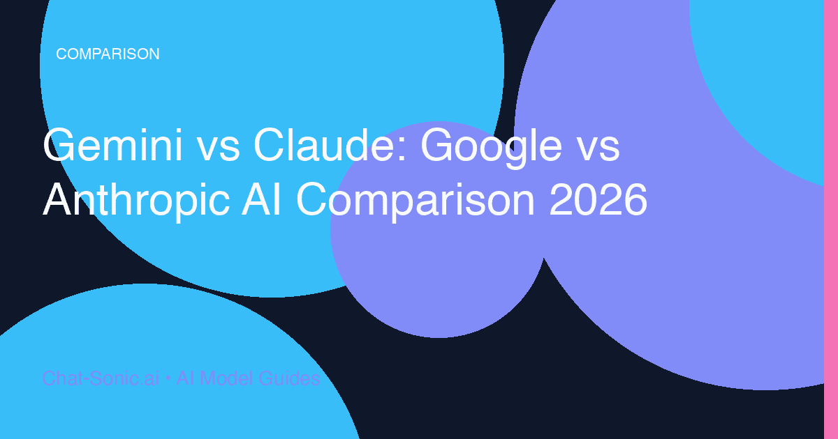 Gemini vs Claude: Google vs Anthropic AI Comparison 2026