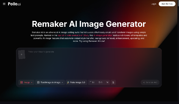 Remaker AI image editing and retouching