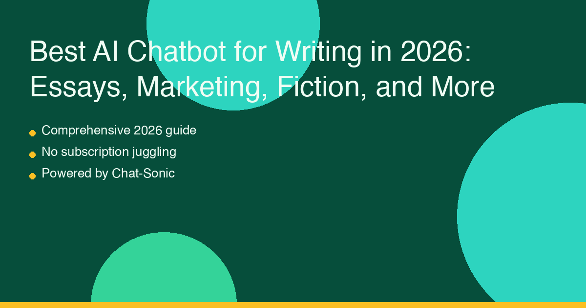 Ai Chatbot For Writing