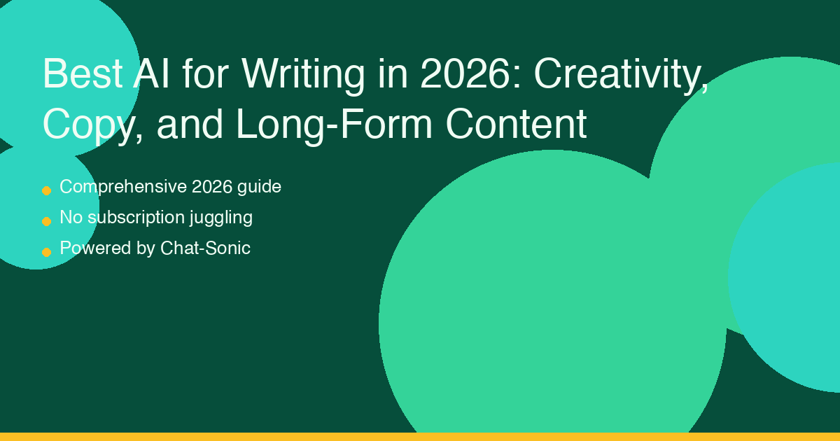 Best Ai For Writing