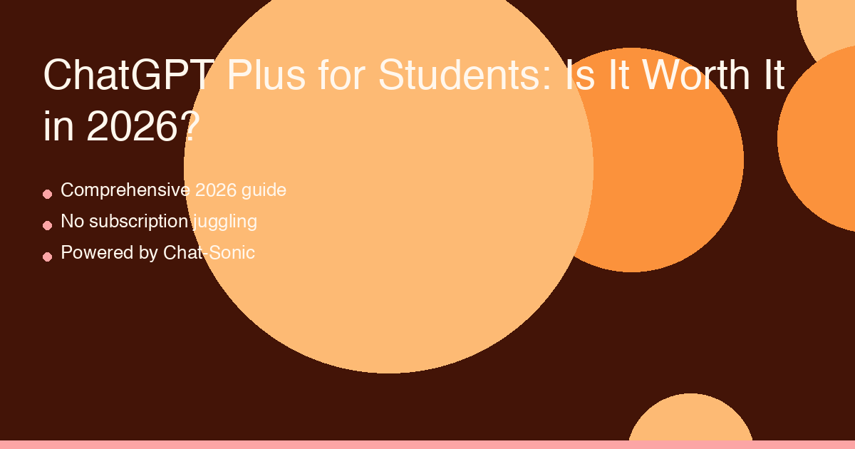 Student using ChatGPT Plus for studying and writing