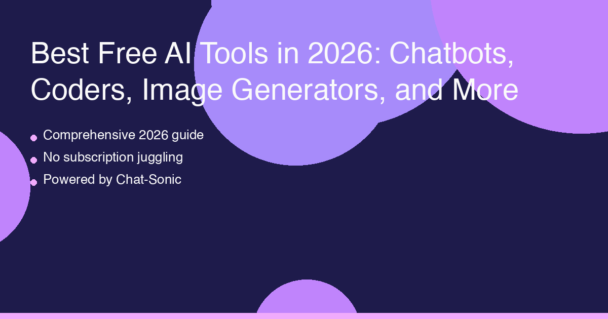 Best free AI tools in 2026