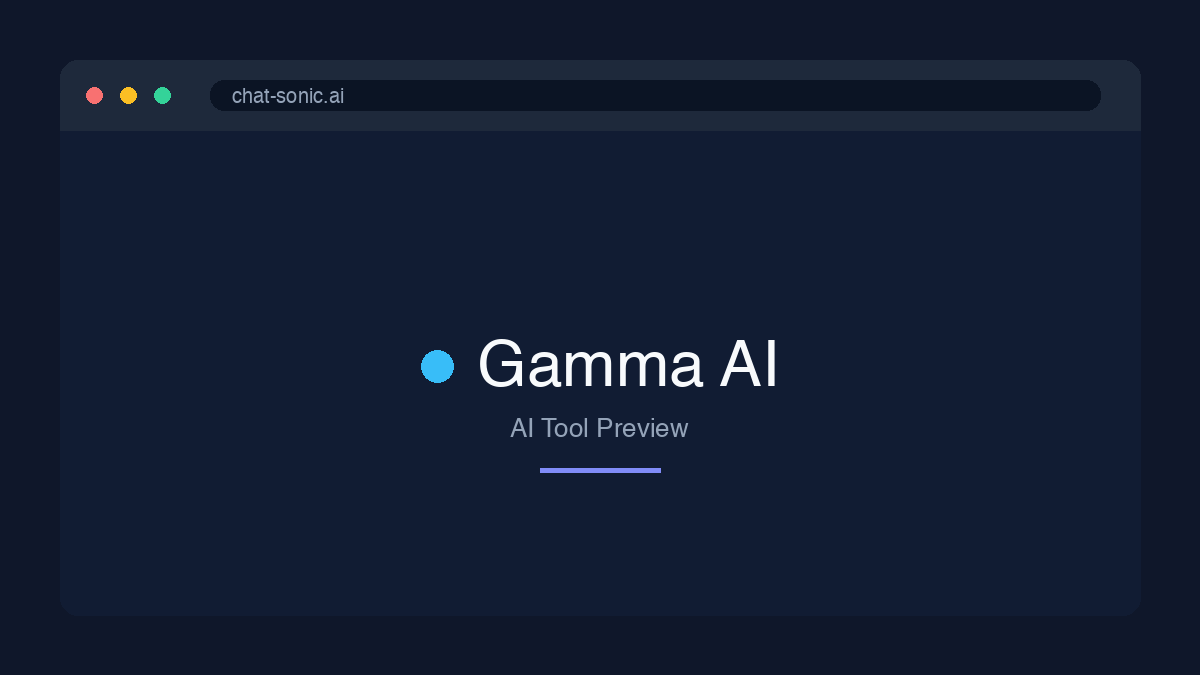 8 Gamma AI screenshot