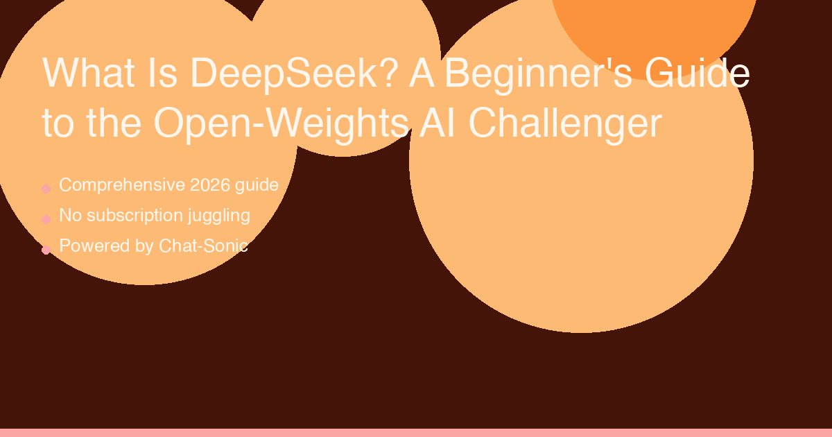 DeepSeek AI interface and neural network concept